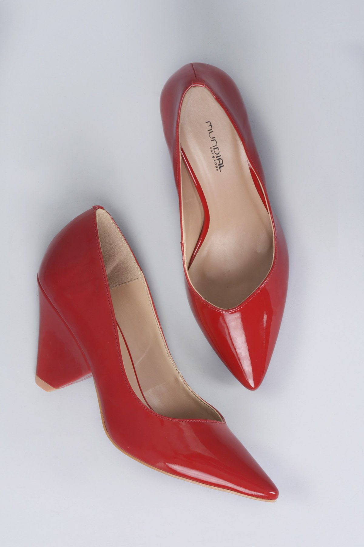 scarpin comfortflex vermelho