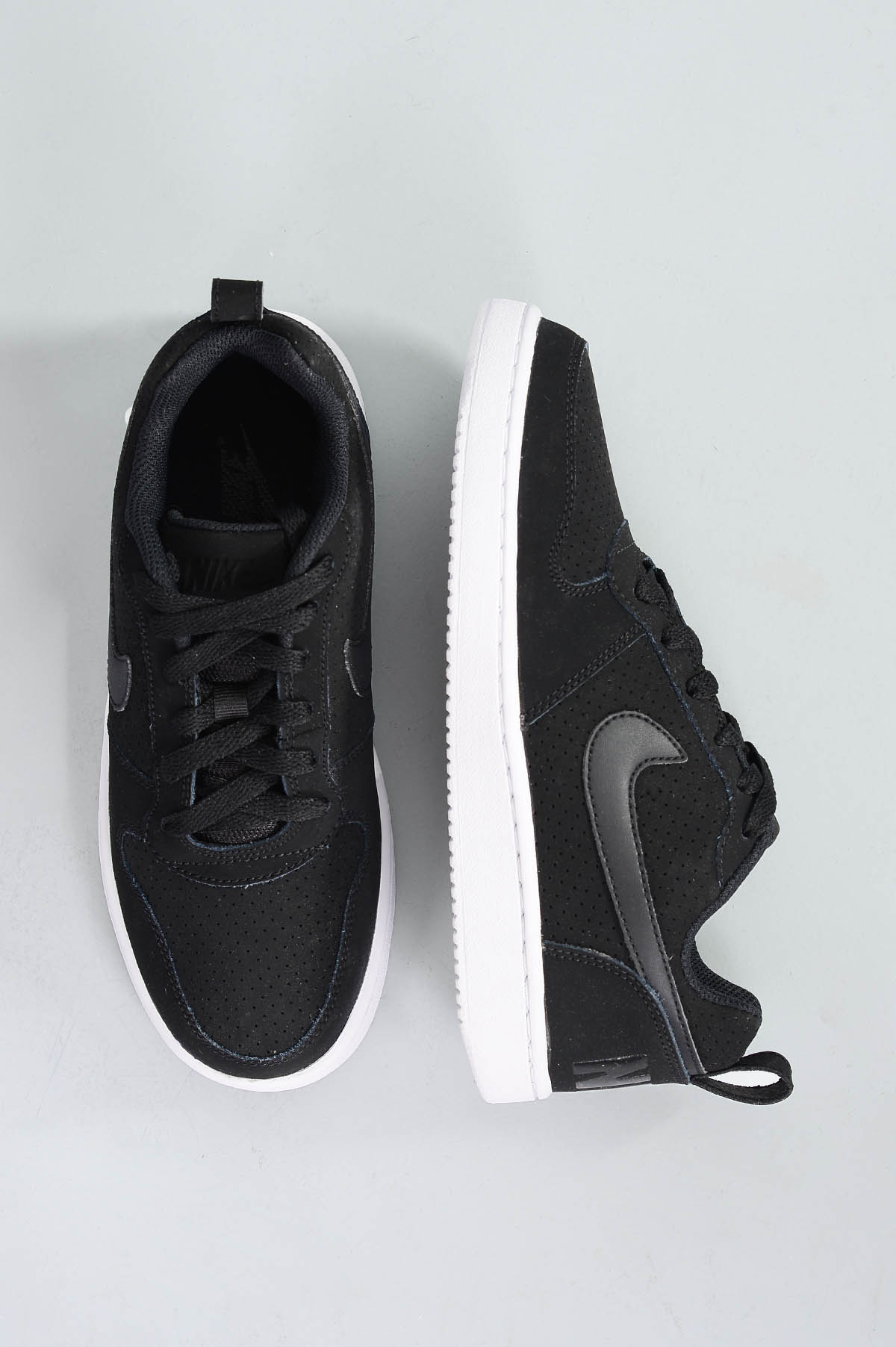 tênis nike court borough low feminino preto