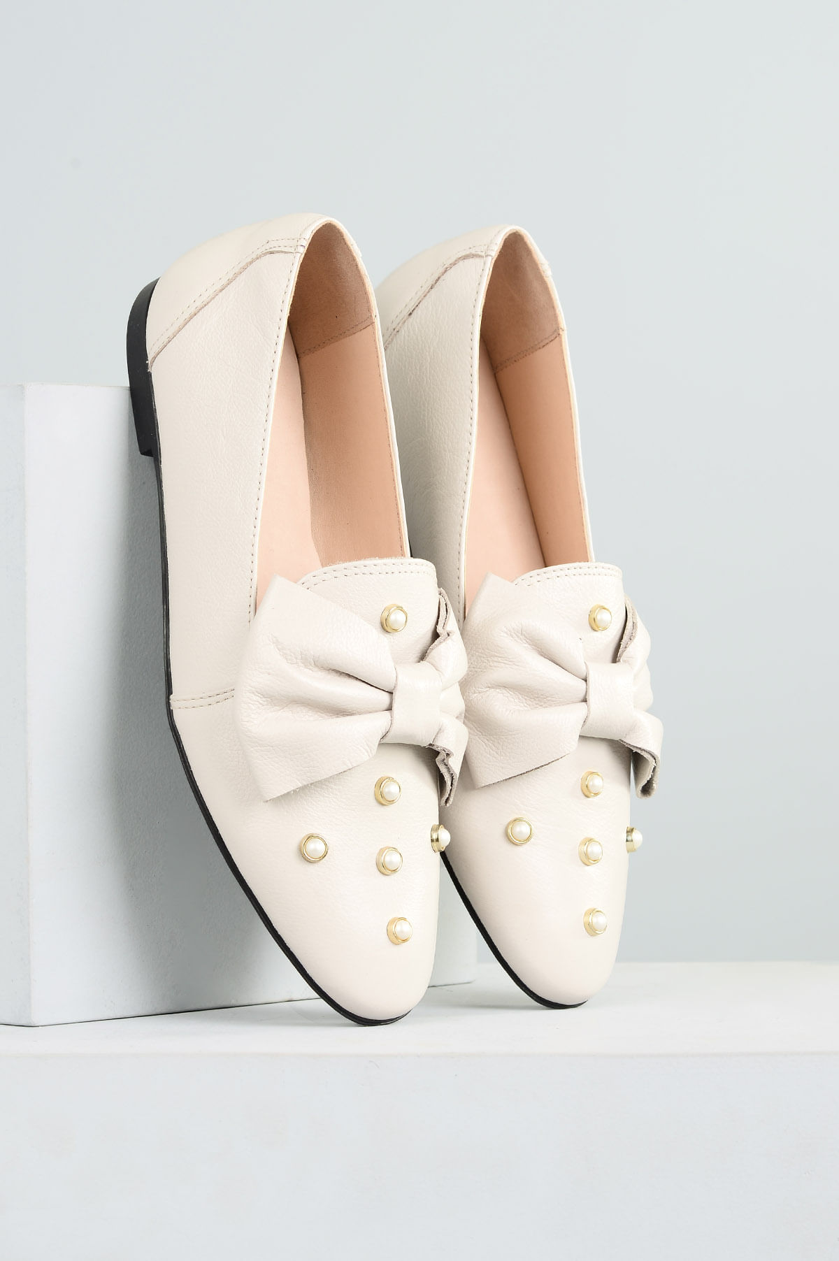 mocassim off white