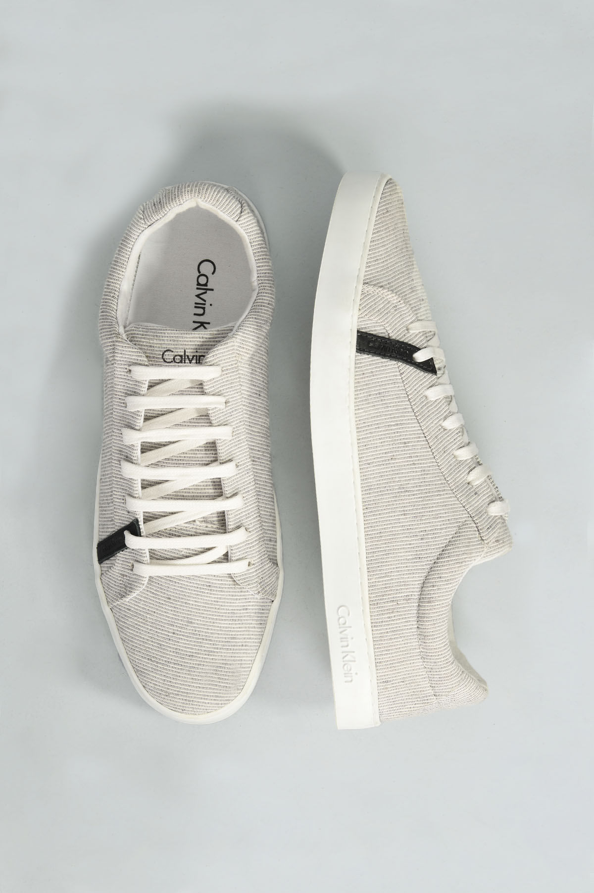 sapatenis calvin klein cinza