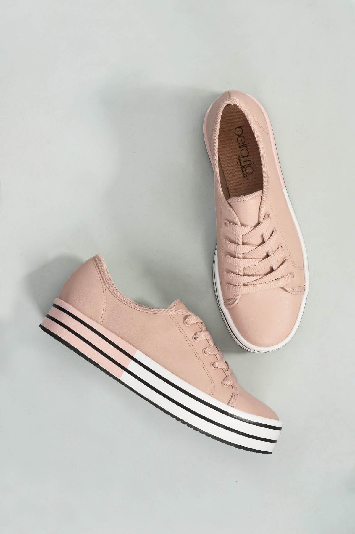 tenis feminino plataforma beira rio