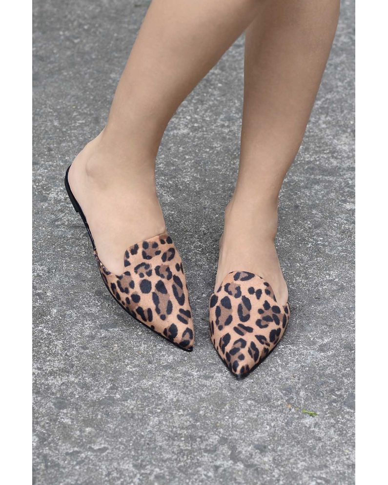 mule animal print vizzano