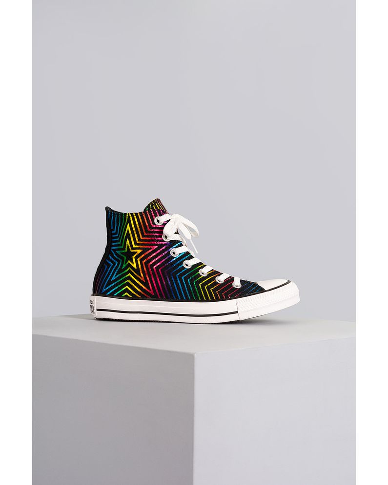 all star cano alto colorido