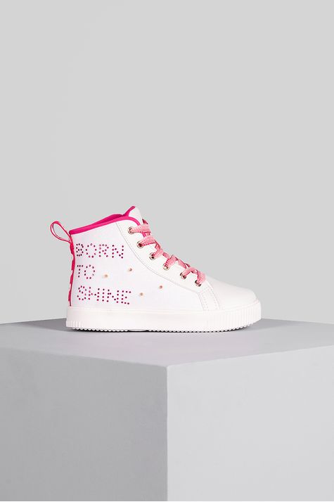 tenis infantil feminino cano medio