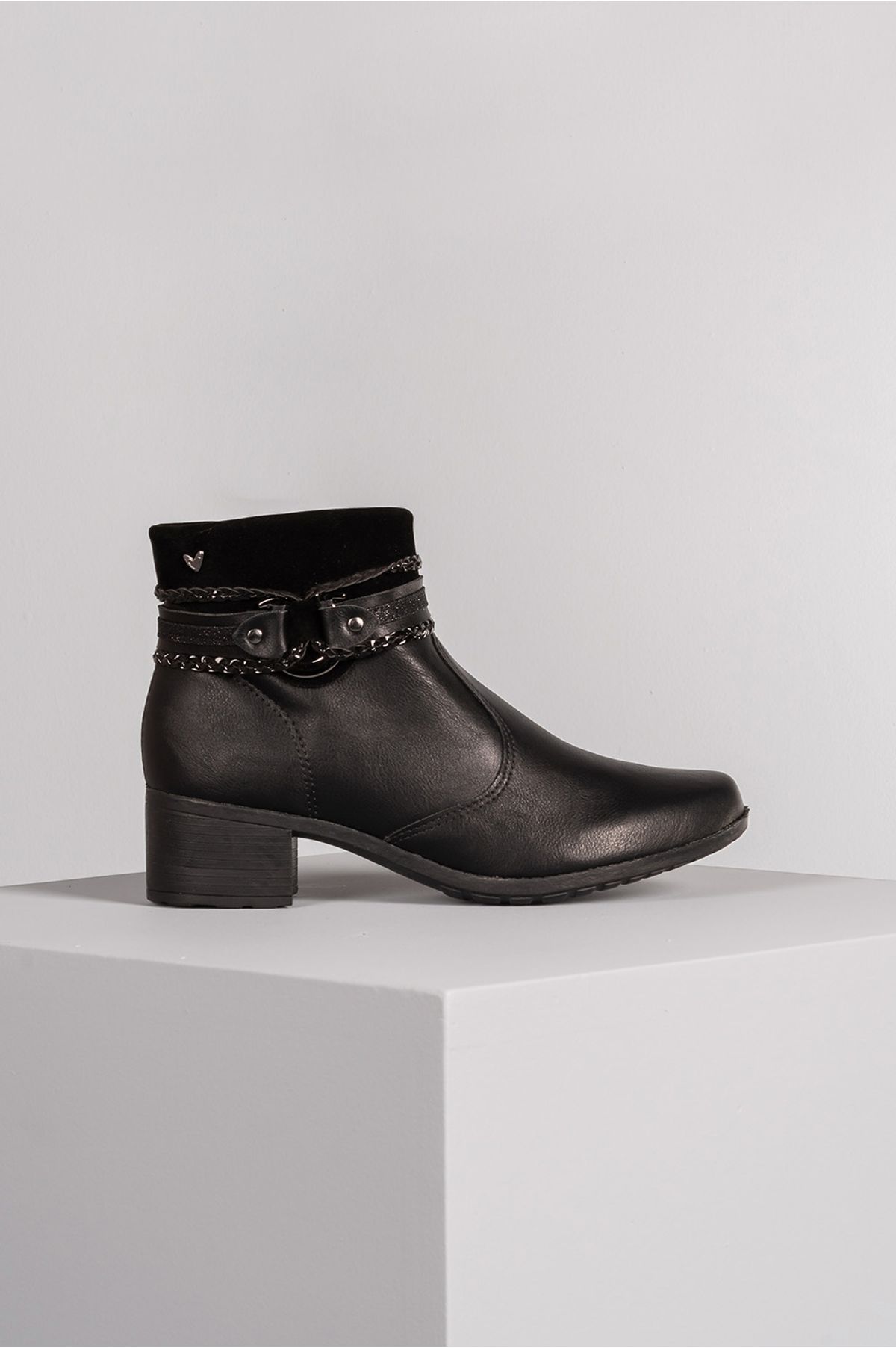 boot preto feminino