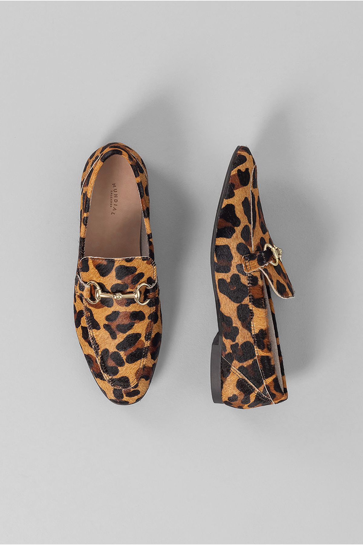 mocassim feminino onça